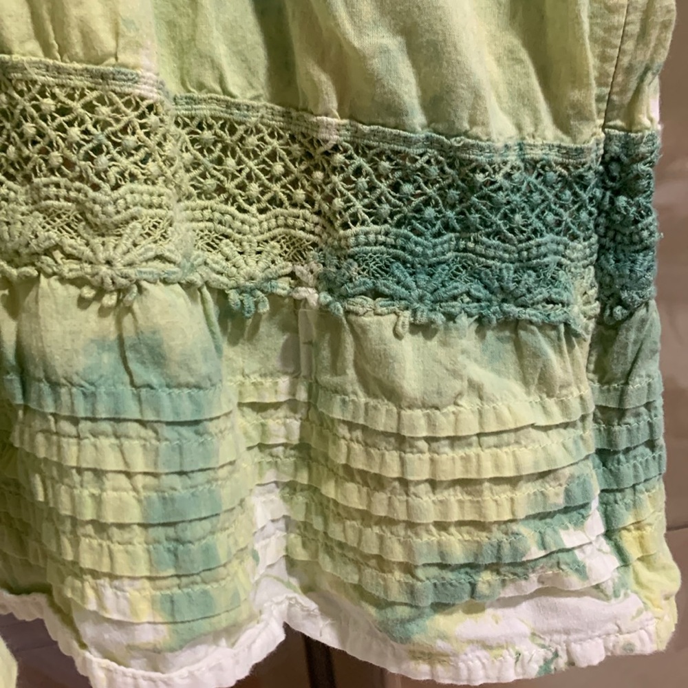 Sundance tie dye peasant top - size M - Picture 4 of 4
